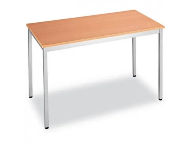 Table Polyvalente En Tube Carré Hxlxp 740X1400X800Mm 4Pieds Rectangul