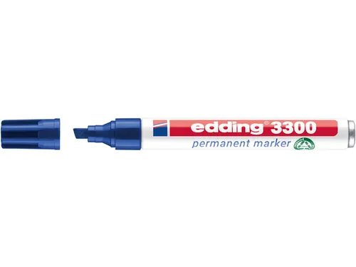 Viltstift Edding 3300 Schuin Blauw 1-5mm