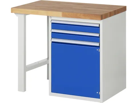 werkbank,HxBxD 890x1000x700mm,beukblad,draagverm. 750kg