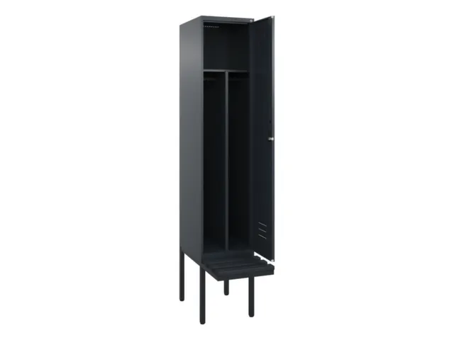 locker voor scheiding van kleding,HxBxD 2120x400x815mm,1vak