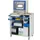 pc-kast,HxBxD 1810x1030x660mm,monitorvak,toetsenbord-/muisblad