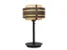 Abat-jour Nextime Beam 25 cm bois noyer noir