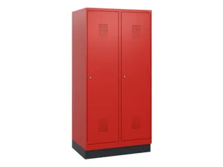 schoollocker,HxBxD 1630x800x500mm,2vak,vak B 400mm,cil.-slot,sokkel - 2