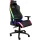 Gxt719 Ruya Gaming Chair 25185 RGB verstelbaar kunstleer zwart