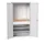 Systeemkast 2000x1050x550mm 2xlegbord 1lade RAL7035