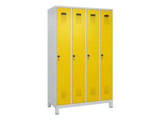 locker voor scheiding van kleding,HxBxD 1950x1200x500mm,4vak - 2