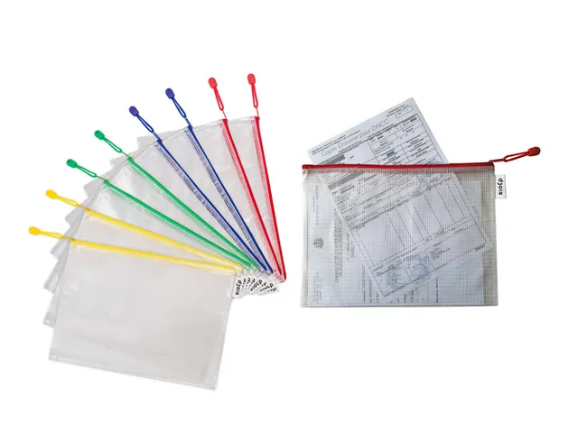 Opbergtas Djois met rits A4 assorti