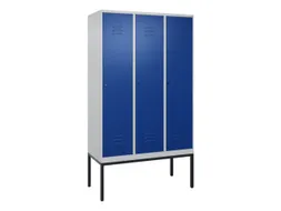 locker voor scheiding van kleding,HxBxD 2120x1200x500mm,3vak