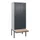 PBM-locker met bank,HxBxD 2120x800x815mm,2vak,vak B 400mm,draaigrendel