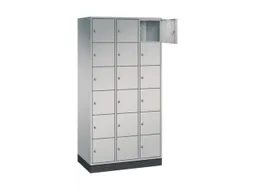 lockerkast,HxBxD 1950x920x500mm,3x6vakken,cil.-slot,sokkel