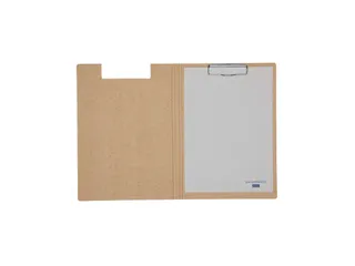 Klembordmap MAULbalance A4 staand sterk 3mm karton met houtstructuur - 3