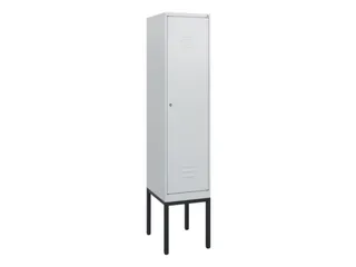 locker,HxBxD 1950x400x500mm,1vak,vak B 400mm,cil.-slot,voetonderstel - 1