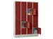 armoire multicases,4x5compartiments,RAL7035,face avant RAL3000