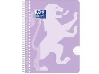 Collegeblok Oxford School A4+ lijn 23-gaats 160 pagina's 80gr pastel a - 4