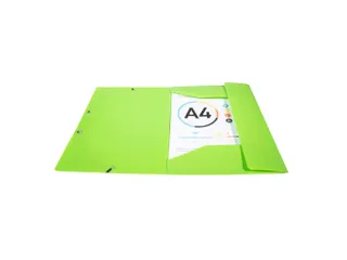 Elastomap 3 kleppen polypropyleen 7/10de Forever PP - A4-Anijsgroen - - 4