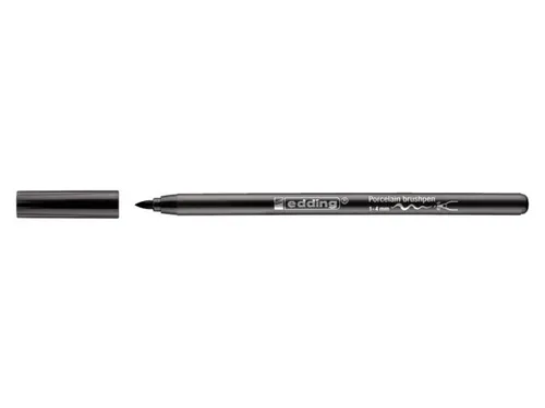 Brushpen edding 4200 porselein zwart
