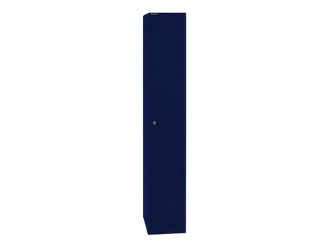 garderobekast,HxBxD 1802x305x457mm,1vak,cil.-slot,romp oxfordblauw
