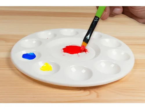 Palet Kangaro dia 17cm , Kunststof wit