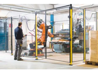 Machine-Veiligheidshek Wandelement 1900x1400mm Mazen 30x50mm - 3