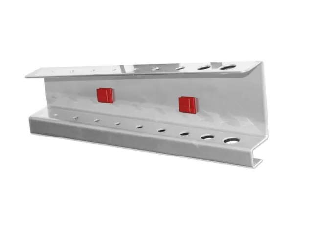 Abax-Zeskanthouder Geperforeerde Platen B 200mm D 1-11mm Aluminium