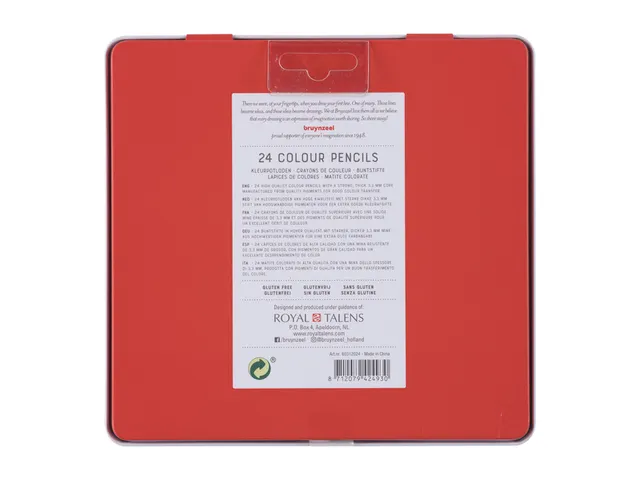 Crayon de couleur Bruynzeel Expression boîte 24 couleurs