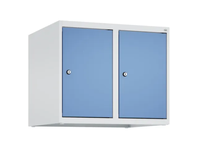 opzetkast,v. locker,2vak.,vak B 300mm,HxBxD 500x600x500mm,vleugeldeur