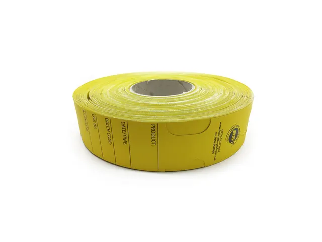 BST Detecteerbare Loop Tags hittebestendig 48x279mm Geel 500 stuks