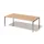 vergadertafel/directiebureau,HxBxD 740x2400x1200mm,rechthoekig