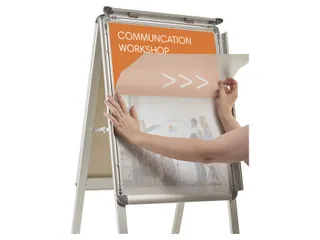 Stoepbord Nobo Essence A2 47,5x89cm met kliklijst - 4