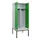 PBM-locker met bank,HxBxD 2120x800x815mm,2vak,vak B 400mm,draaigrendel