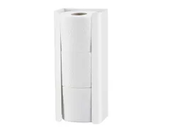 Toiletpapier houder Trio 3 rollen Wit