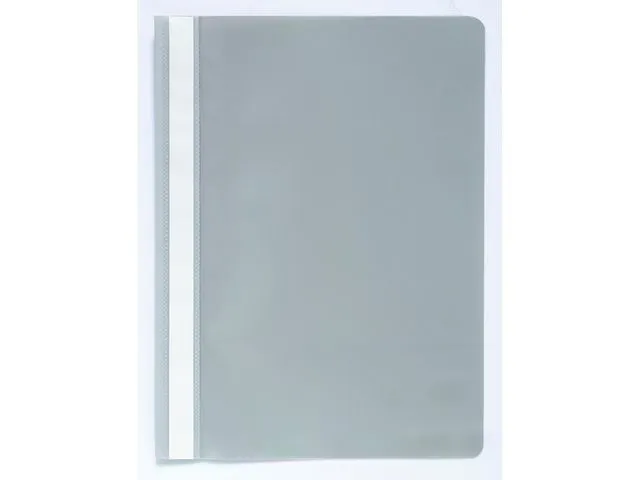 Snelhechtmappen stan daard PP A4 grijs