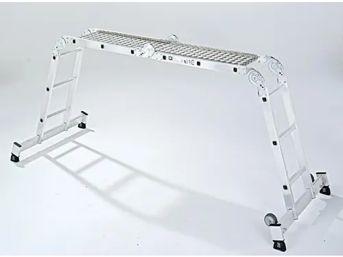multifunctionele vouwladder,4x3,sporten,balk L 3,65m,aluminium