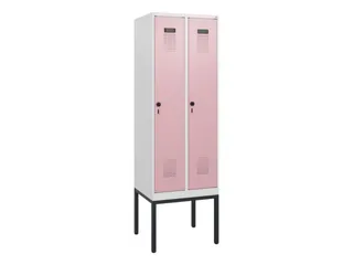 schoollocker,HxBxD 1950x600x500mm,2vak,vak B 300mm,draaigrendel - 2