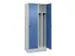 armoire vestiaire noir et blanc,HxlxP 1950x800x500mm,2compart.