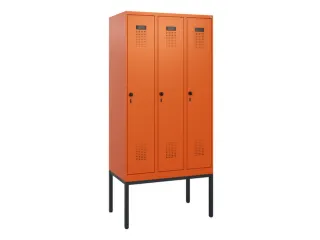 schoollocker,HxBxD 1950x900x500mm,3vak,vak B 300mm,draaigrendel - 2