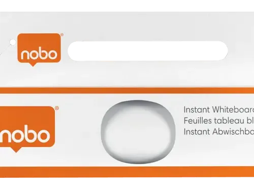 Whiteboard Vel Instant folie Nobo 60x80cm wit