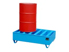 Opvangbak 2x200l Opvangvol. 224l 360x1200x800mm Profielrooster