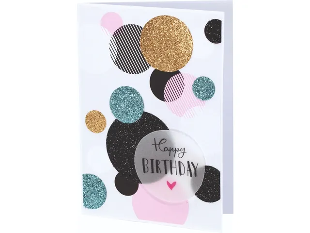 Glitterkarton Folia 174x245mm 6 vel basis assorti