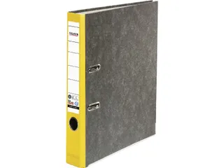 Ordner hfb recycled A4 5cm geel - 2