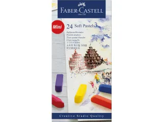 Pastelkrijt Faber-Castell halve lengte etui à 24 stuks - 2