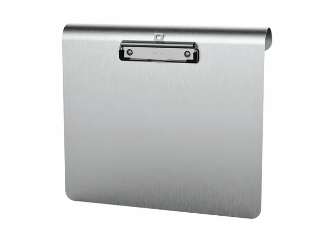 Klembord MAUL Medic A4 dwars met boog aluminium met RVS klem