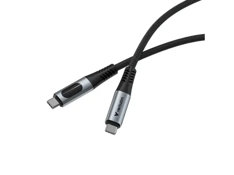 S+C Usb-C/Usb-C Kabel zwart 100W 31848 40Gbps 1.20m