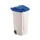 Afvalbak Voor Buiten 100 Liter Blauw Beige