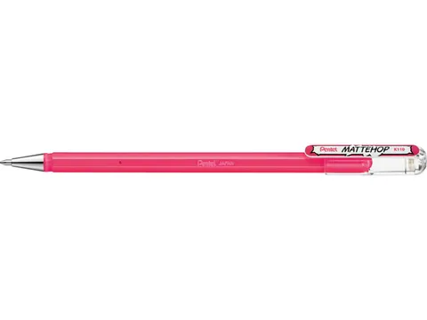 Gelschrijver Pentel K100 Mattehop medium roze