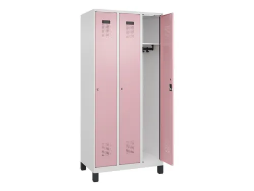 locker,HxBxD 1950x900x500mm,3vak,vak B 300mm,cil.-slot,voeten