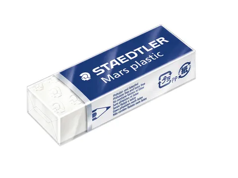 Gum Staedtler Mars Plastic 526 50 65x23x13mm Wit