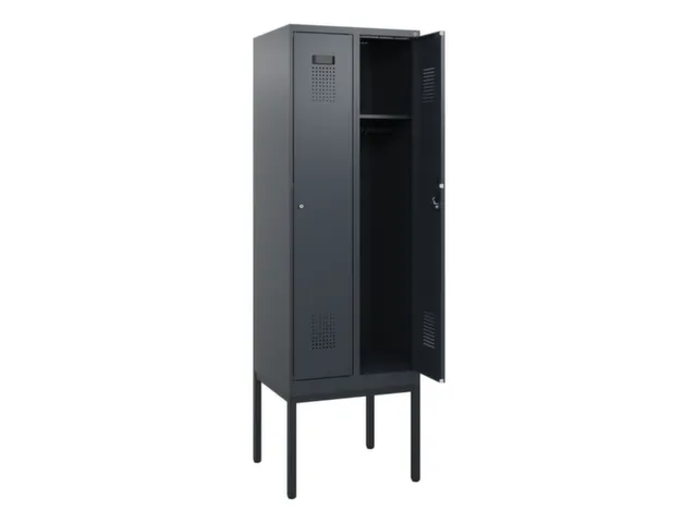 schoollocker,HxBxD 1950x600x500mm,2vak,vak B 300mm,cil.-slot