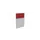 baliepaneel,v. bureau,aanbouw links,B 800mm,MP-lichtgrijs,BN4011-rood