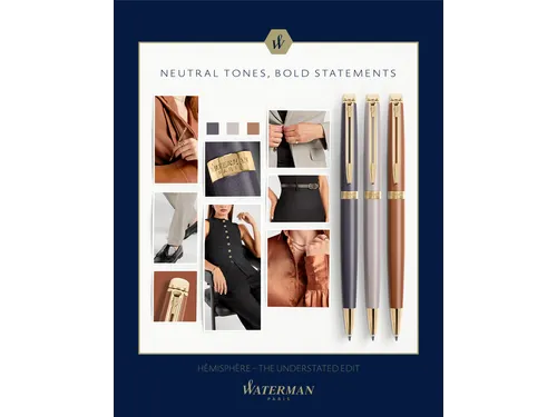Vulpen Waterman Hémisphère Fashion GT Medium metallic grijs